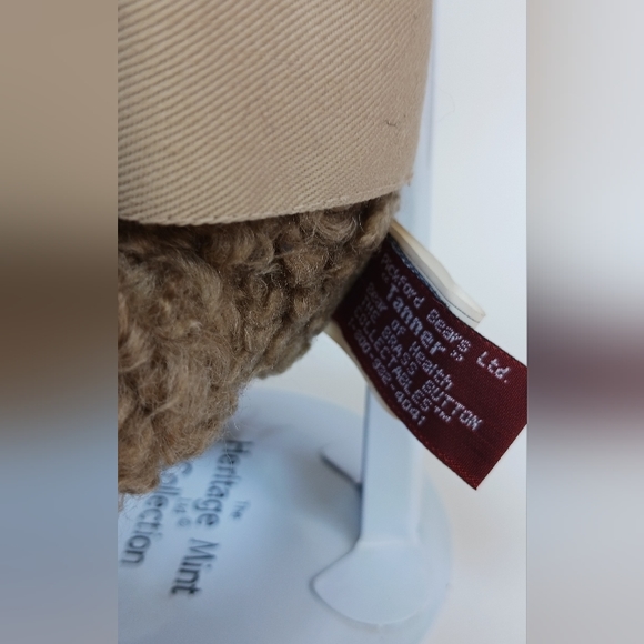 The Brass Button Collectables "TANNER" 1997 Fully Jointed The Bear Of Heath - Picture 5 of 6